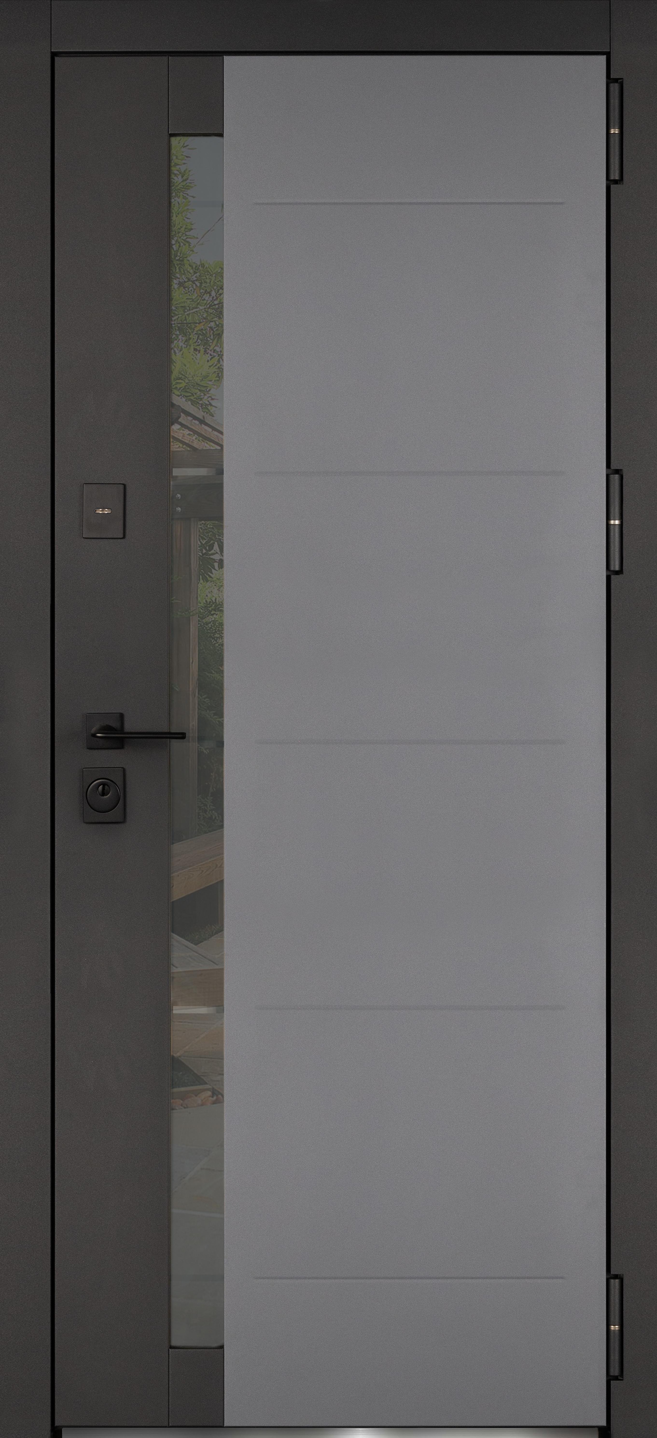Входная дверь со стеклопакетом «Аваллон» Securemme