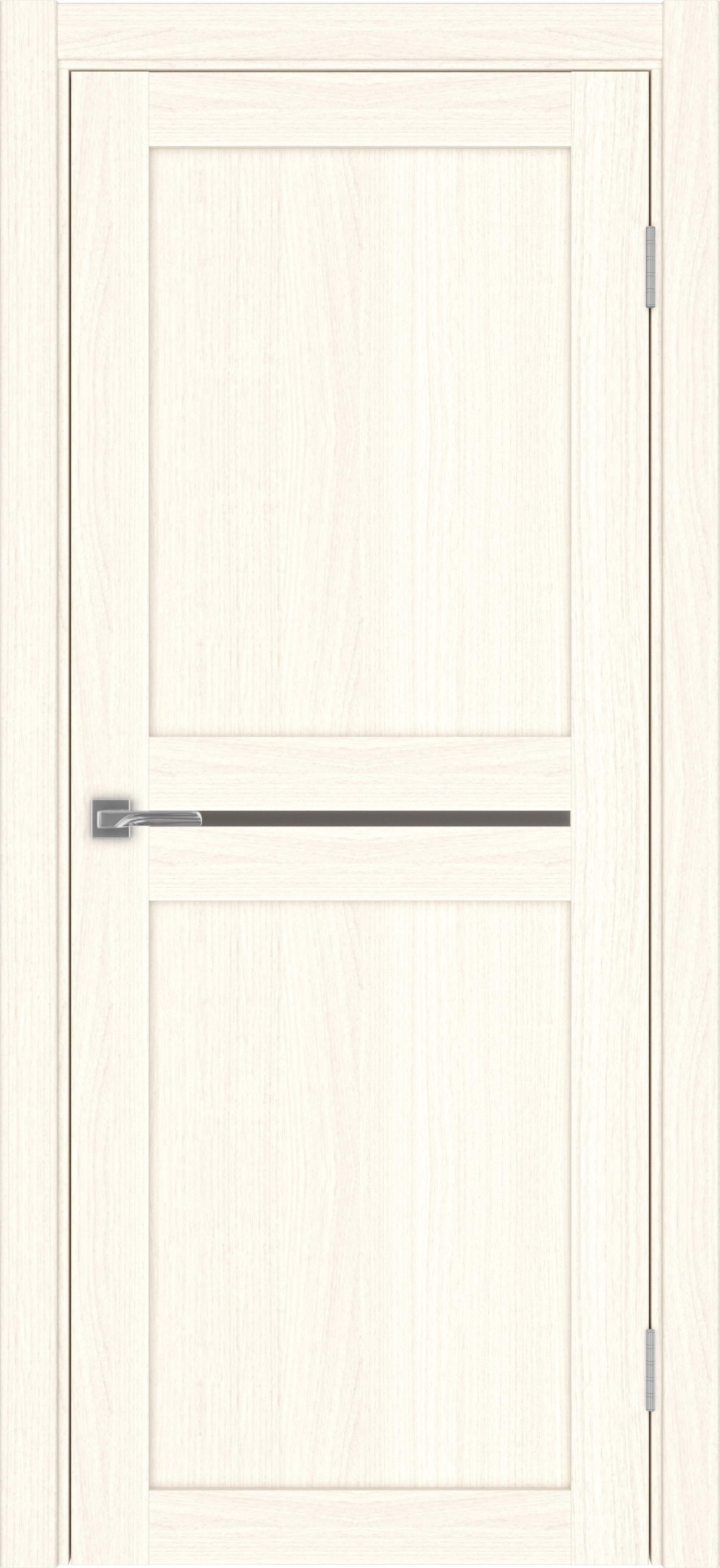 Межкомнатная дверь «Турин 520.121 Ясень светлый» стекло сатин