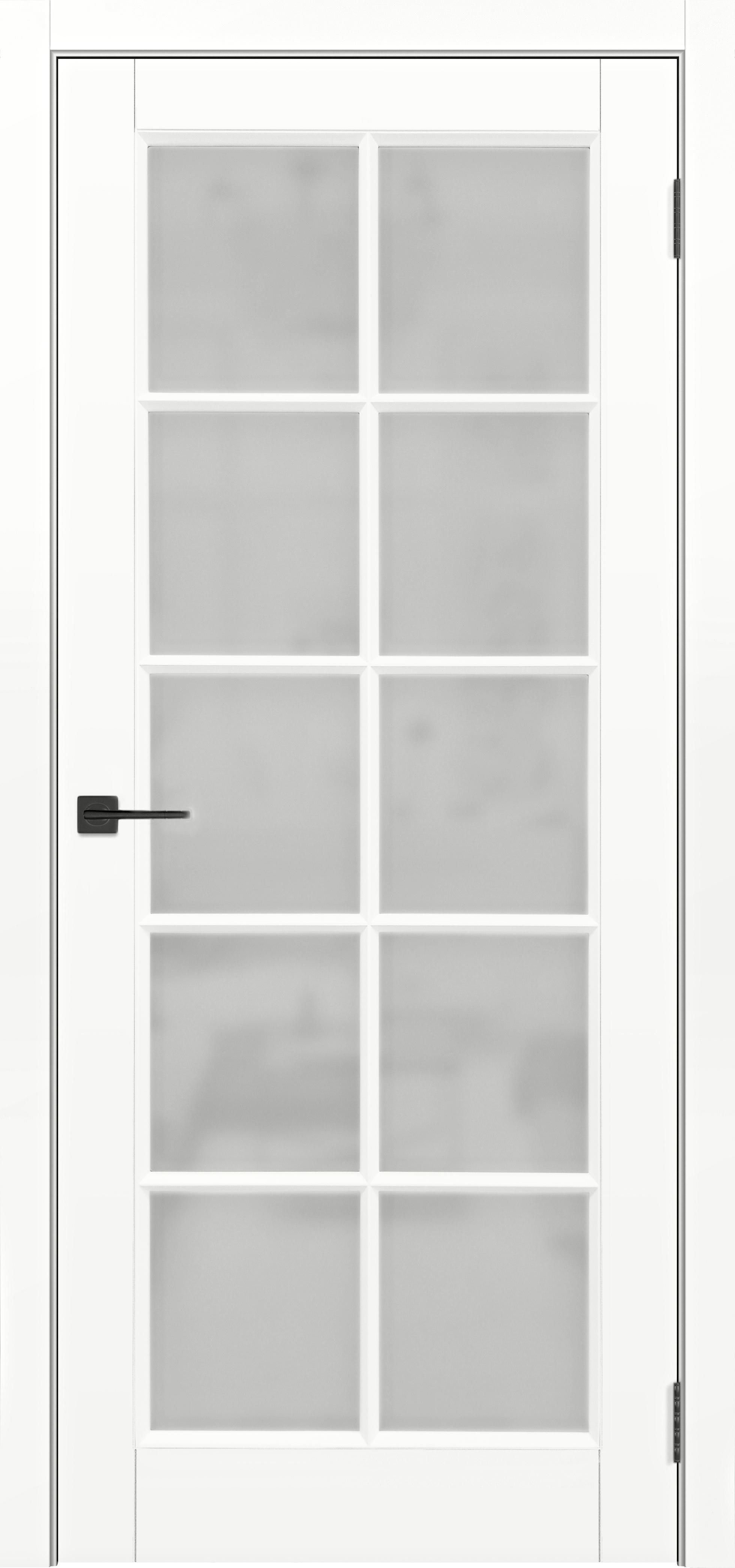 Межкомнатная дверь «Квинта» со стеклом, эмаль белая