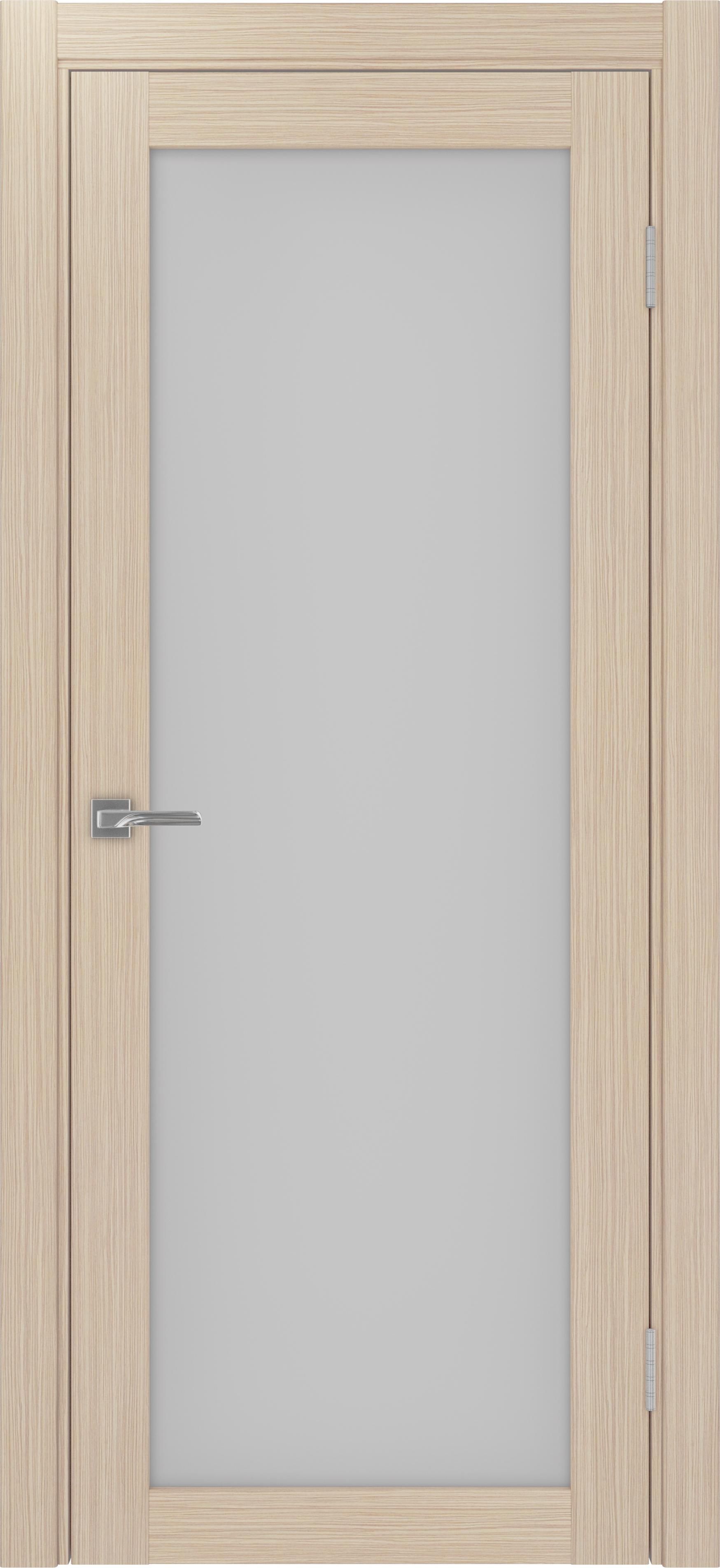 Межкомнатная дверь «Турин 501.2 Дуб беленый» стекло сатин